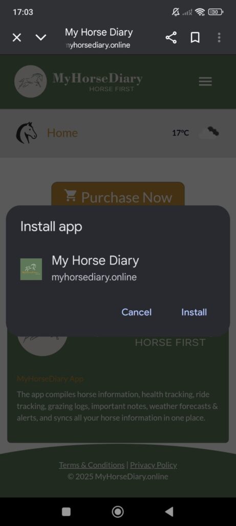 Install